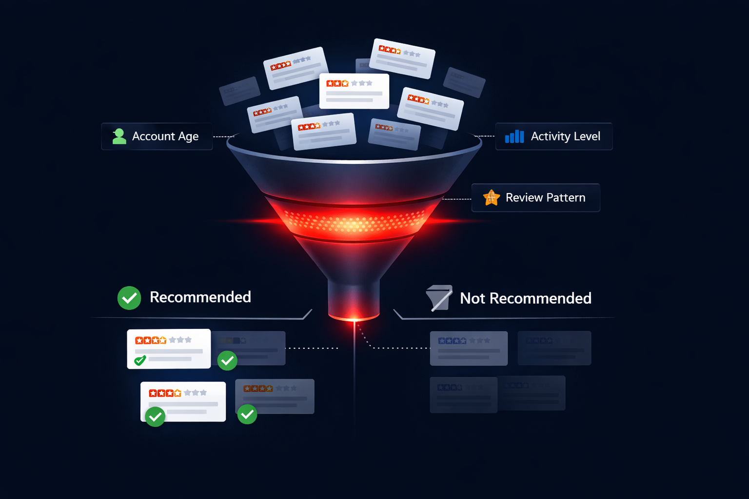 How Yelp review filter works and how to get filtered reviews recommended on Yelp